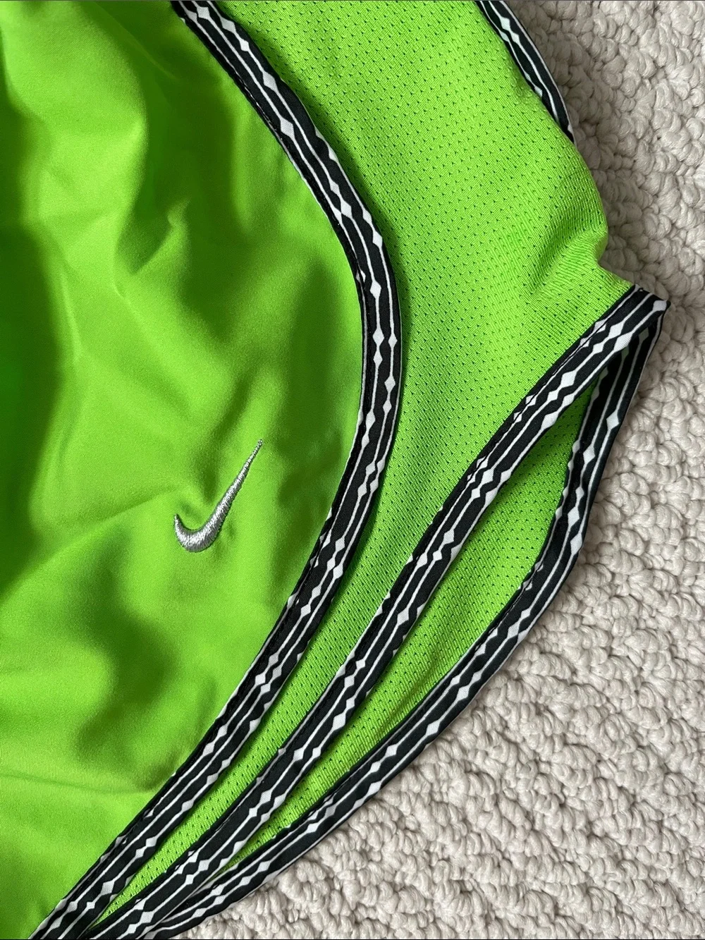 Nike Bright Lime Green Athletic Shorts M women’s run